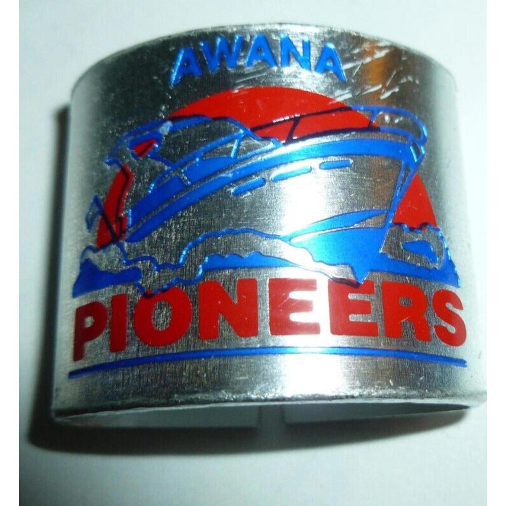 Awana Club Vintage Rare Pioneers Neckerchief Slide or Belt Loop